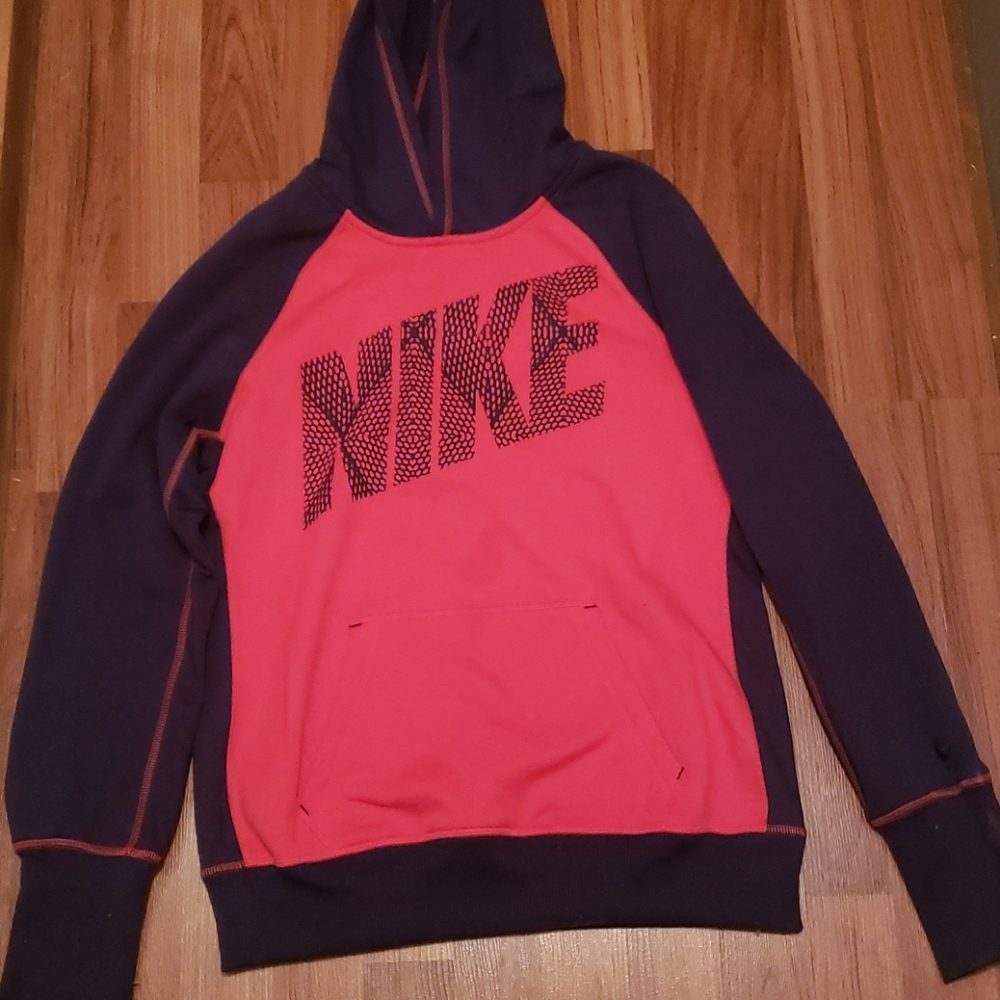 Pink and purple Nike hoodie